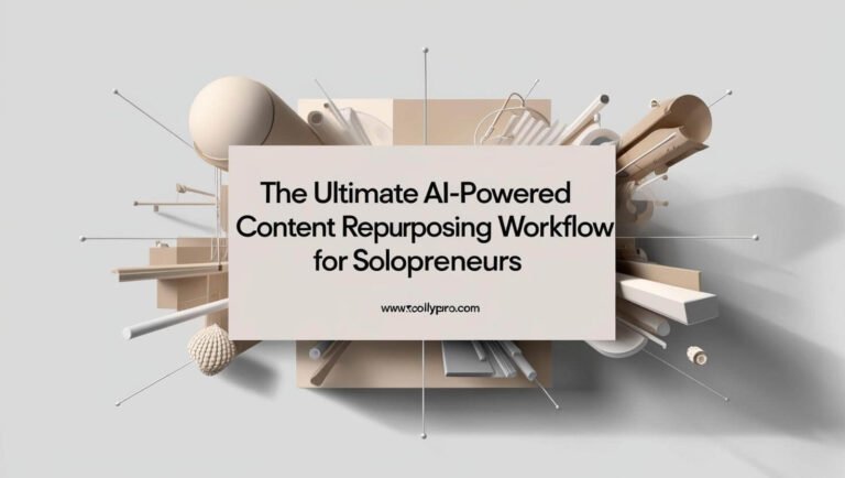 ai content repurposing workflow for solopreneurs