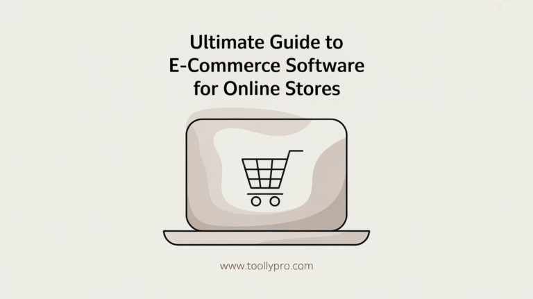 Ultimate Guide to E-Commerce Software for Online Stores